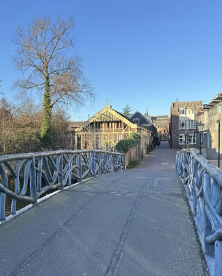 Wooden Bridge in Leiden